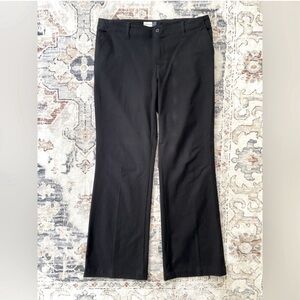 Vintage Y2K GAP black trouser pants bootcut stretch mid rise 12 Reg